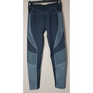 Gymshark Seamless Leggings Women Gray‎ Logo Spellout Stretch